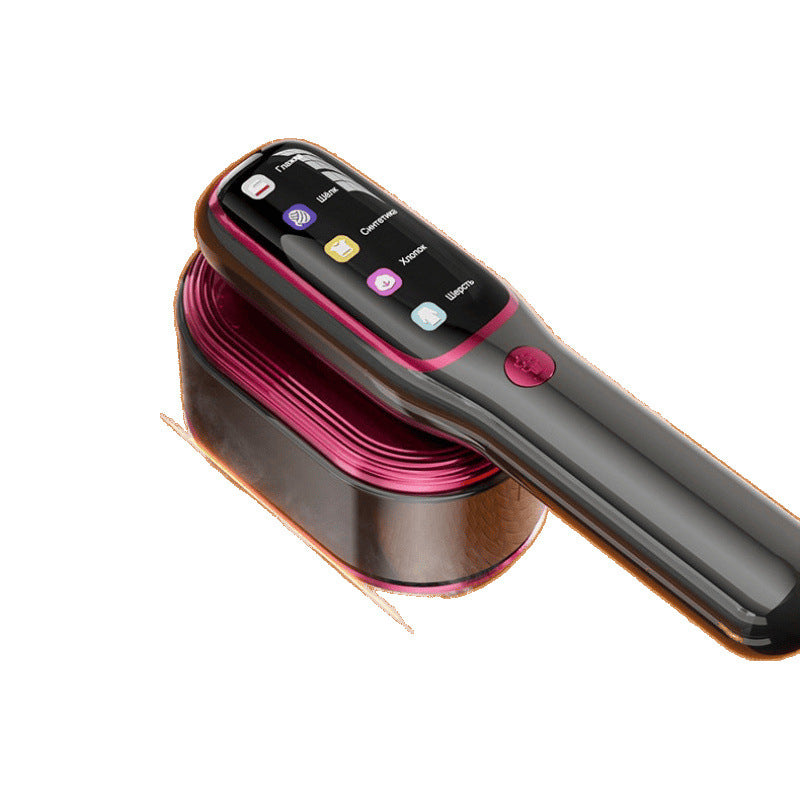 Red Diamonds London handheld garment steamer in a sleek design, ready for efficient steaming of clothes and fabrics.